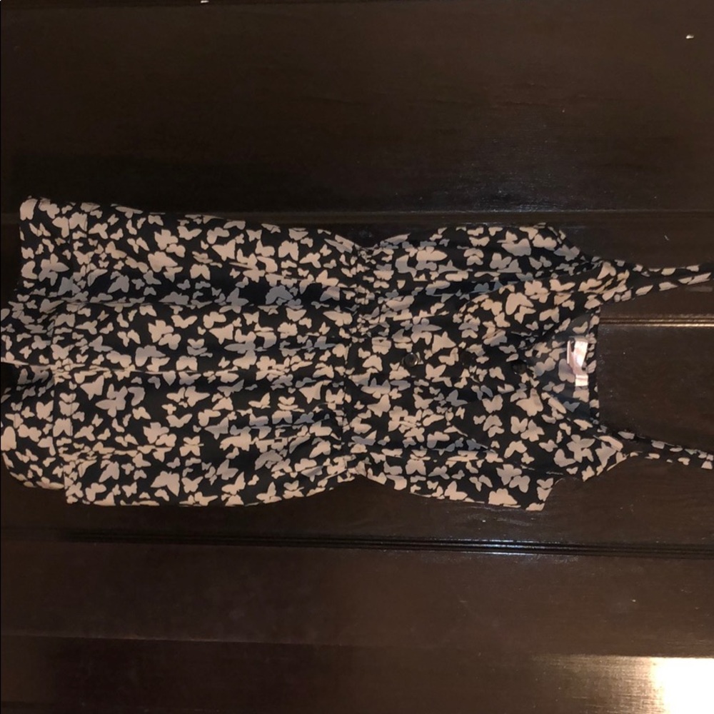 Black & Tan Romper, Wet Seal, Size Small